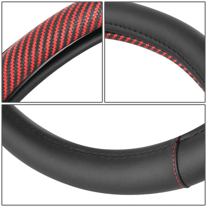 Steering Wheel Cover Insert for Universal Fit (14.5", Matte Carbon Fiber)