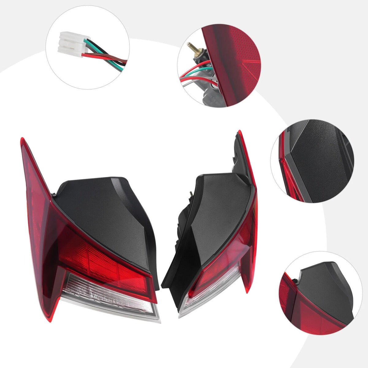 Set of 2 Outer Tail Lights for Hyundai Elantra (2021–2024) 92401-AA000, 92402-AA000