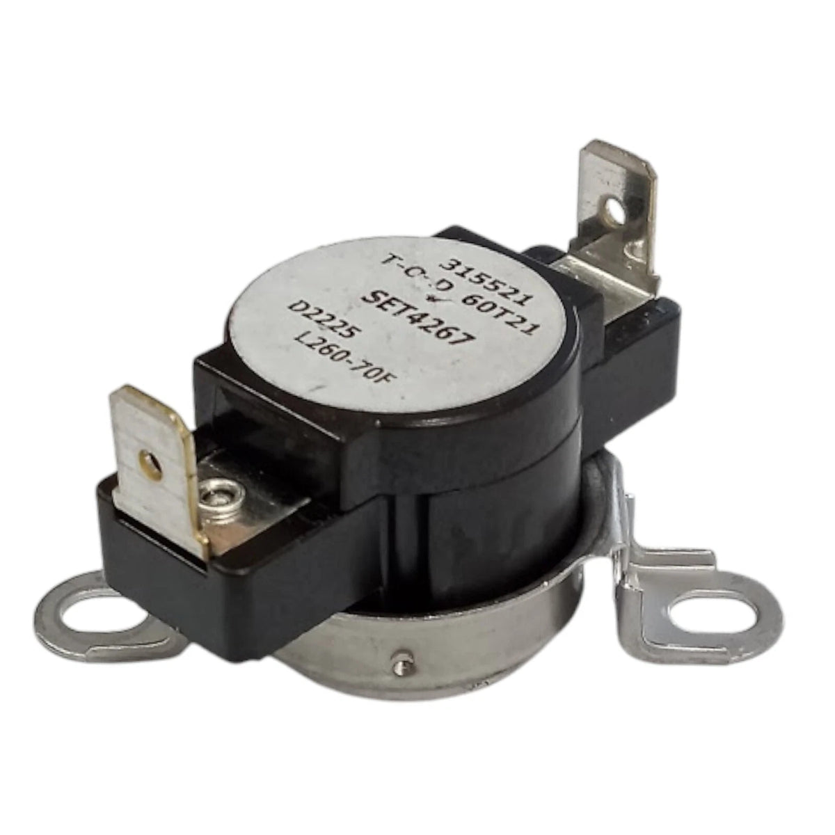 Set of 2 Supco High Limit Thermostats for Frigidaire Clothes Dryer