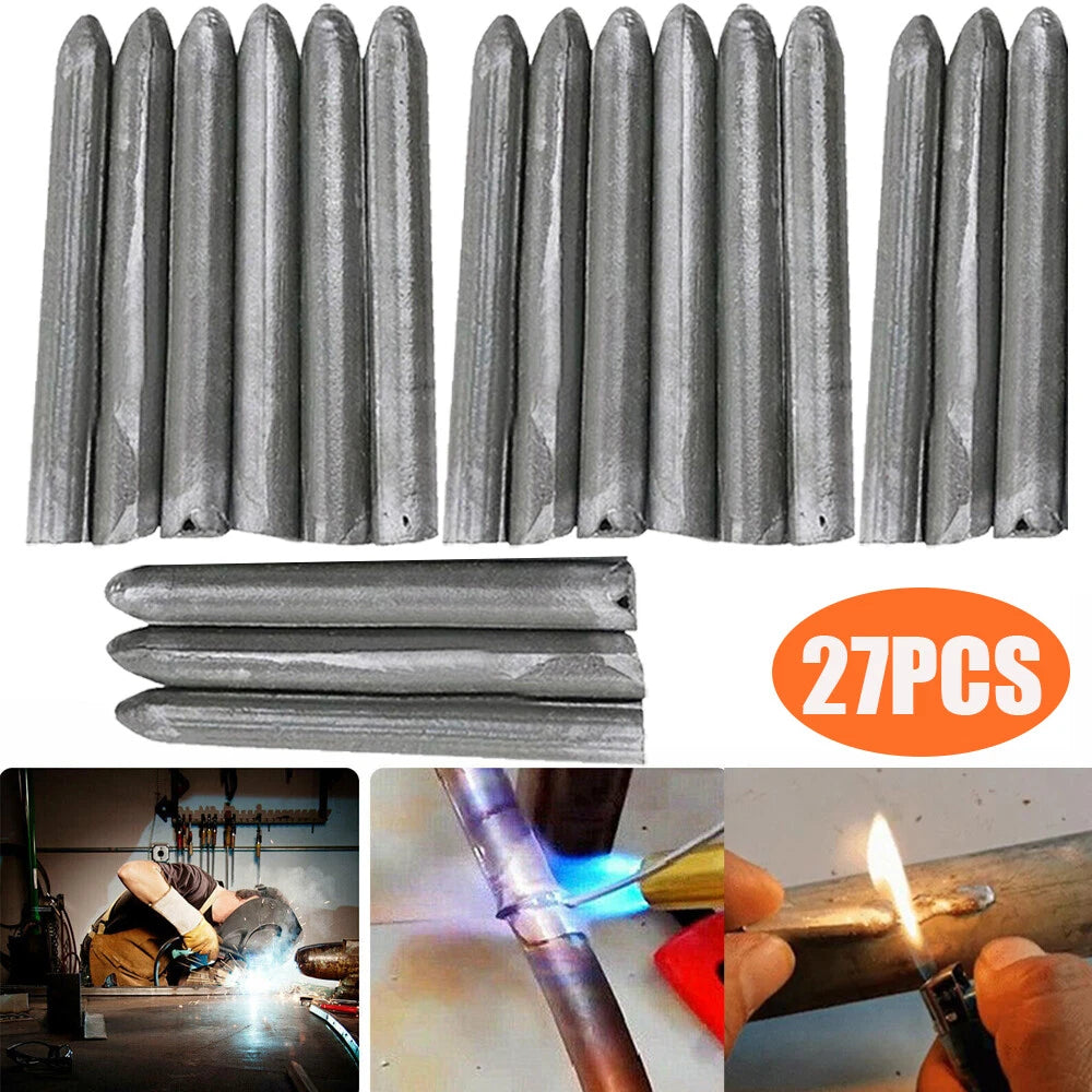 27pcs Low Temperature Powder Cored Welding Aluminum Rods Easy Melt