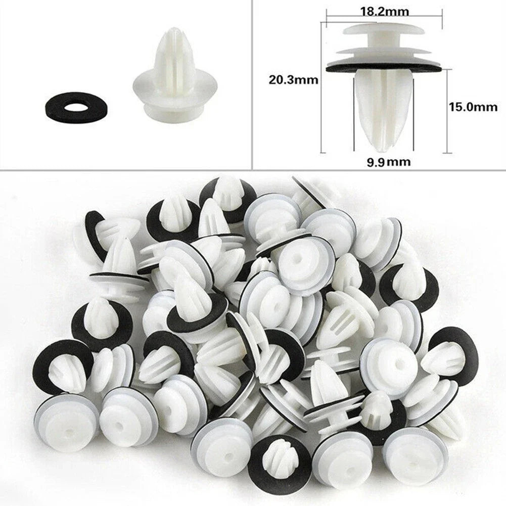50 Pcs Pillar Trim Clip Set for Toyota (Compatible with 9046710161, 94858299)