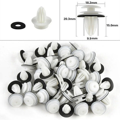50 Pcs Pillar Trim Clip Set for Toyota (Compatible with 9046710161, 94858299)