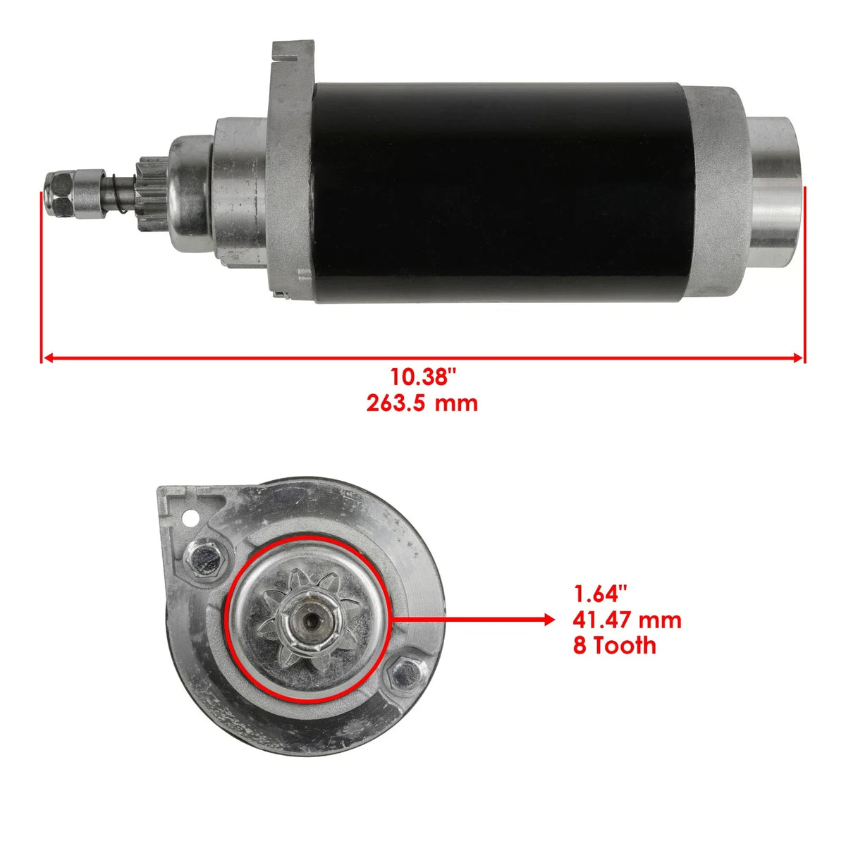 Starter for Mercury 100 100Hp 100Elpto 100ELXlpto 1.9L (1988–2000)