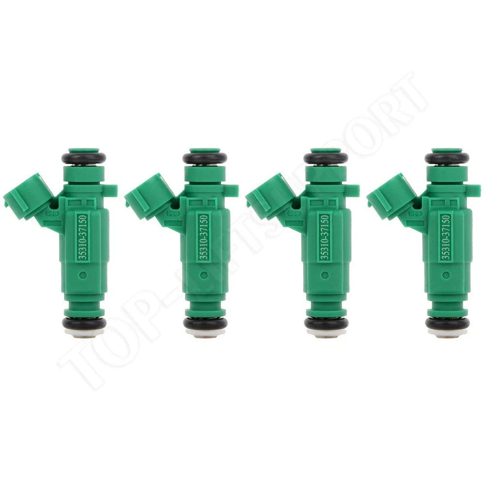 Set of 4 Fuel Injectors for Hyundai Accent, Santa Fe, Sonata, Tucson, Tiburon