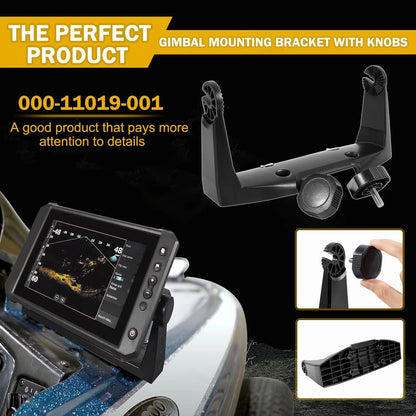 Gimbal Mounting Bracket w/Knobs for Lowrance HDS-7 (Gen2, Gen3)