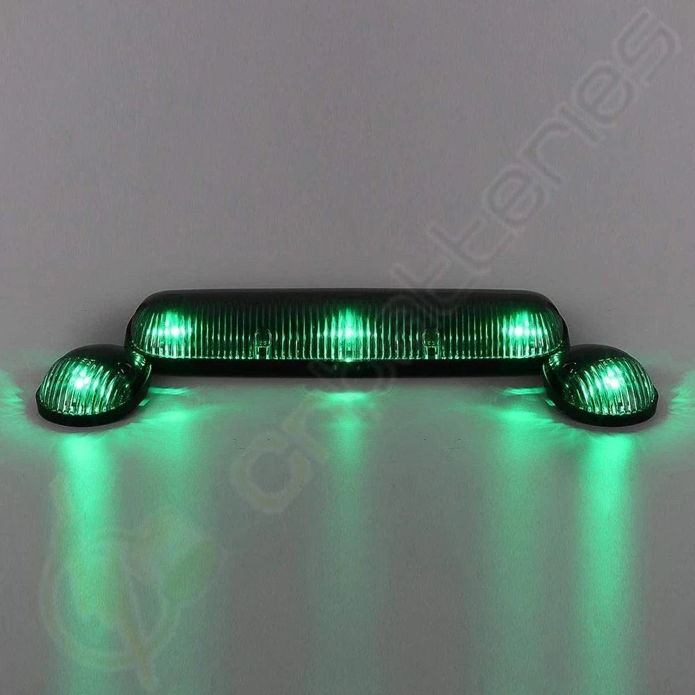 3X Clear Lens Cab Marker Running Light +W5W 12V LED for Chevy GMC (2002–2007)