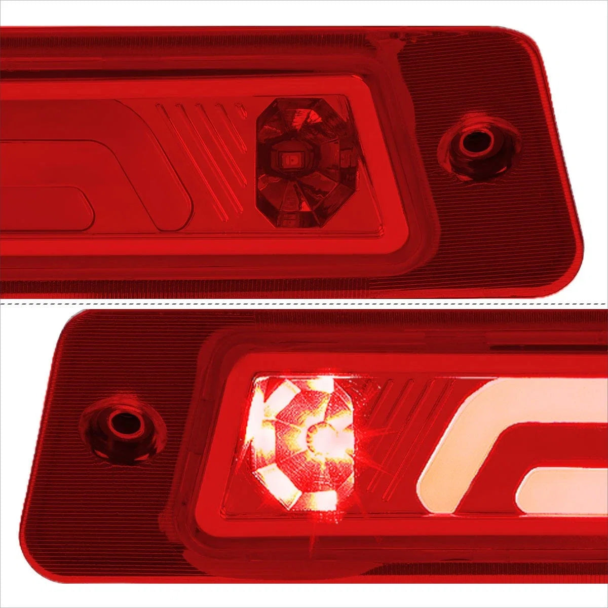 3D LED Bar 3RD Tail Brake Light for Ford Mustang LX (1987–1993)