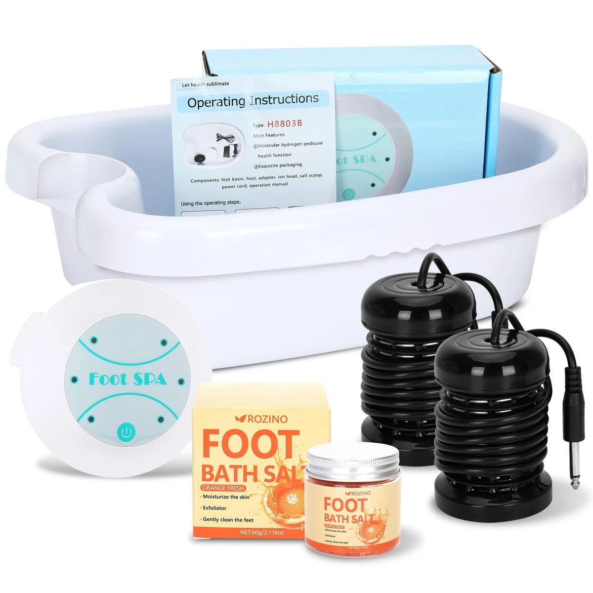 Ionic Foot Bath Detox Machine for Home Spa (30 Min)