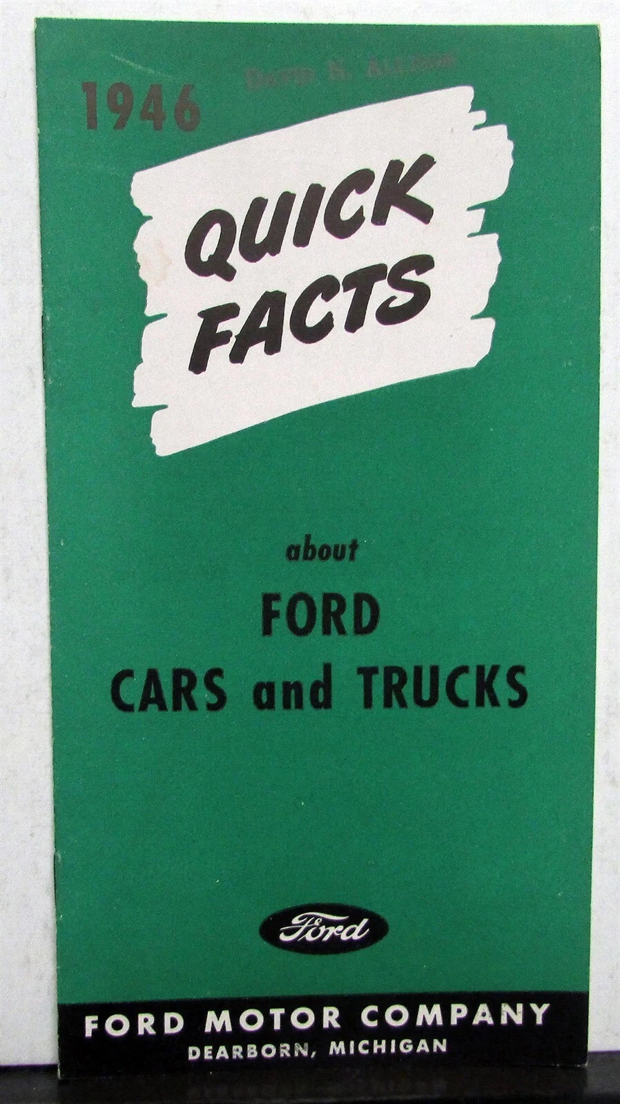 Sales Brochure for 1946 Ford Cars & Trucks (1946)