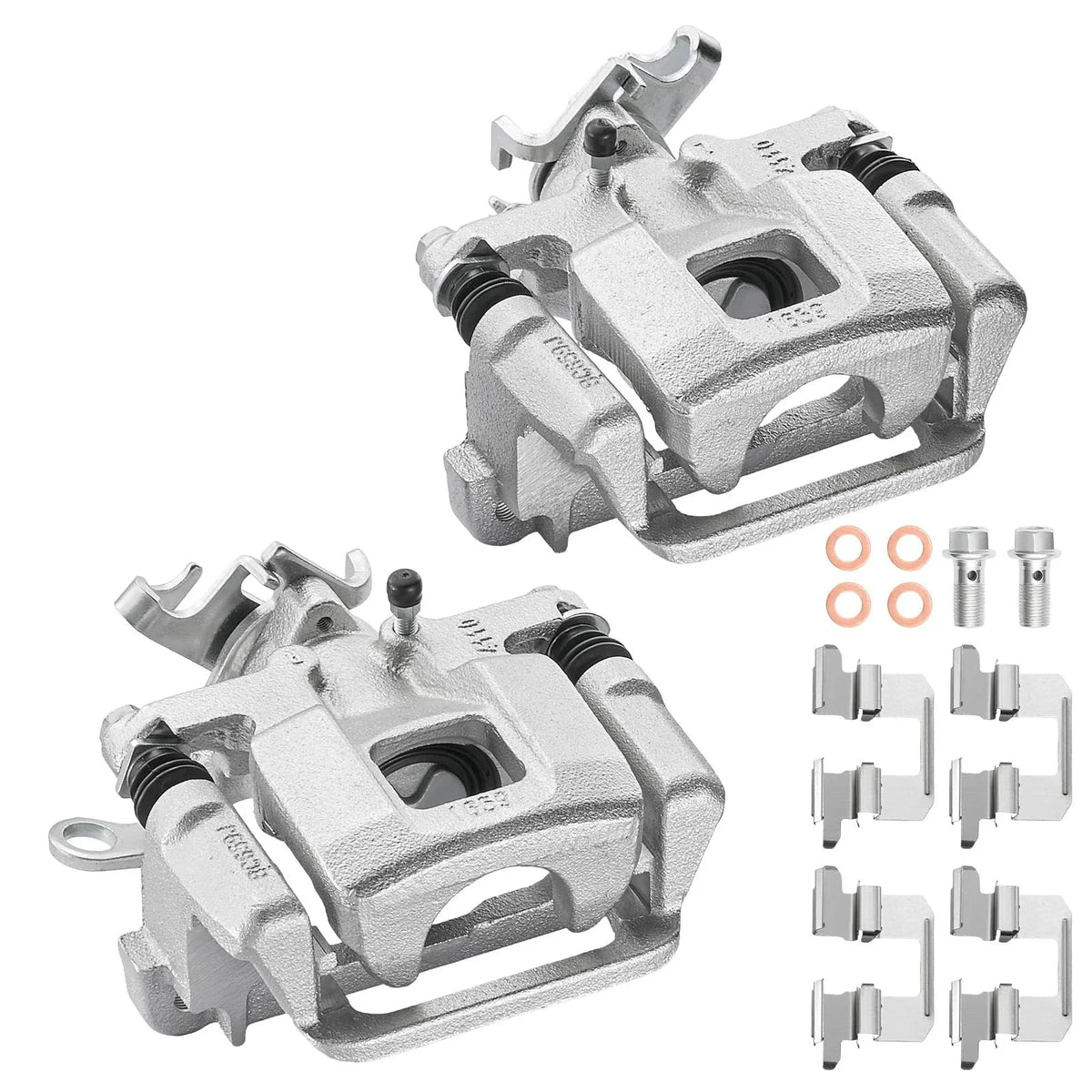 2X Rear Brake Caliper with Bracket for Mitsubishi Outlander Sport RVR (2013–2018)