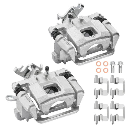 2X Rear Brake Caliper with Bracket for Mitsubishi Outlander Sport RVR (2013–2018)