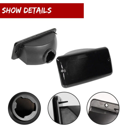 Front Bumper Turn Signal Parking Light Housings for Jeep Wrangler (1997–2006)