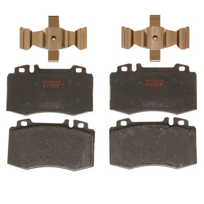 Set of 4 Disc Brake Pads for Mercedes-Benz E350 (2006–2009)