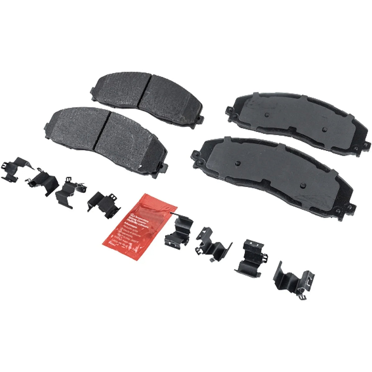 Disc Brake & Pad Kit for F-250 Super Duty (2013–2021) Front Rear Cross-drilled RWD