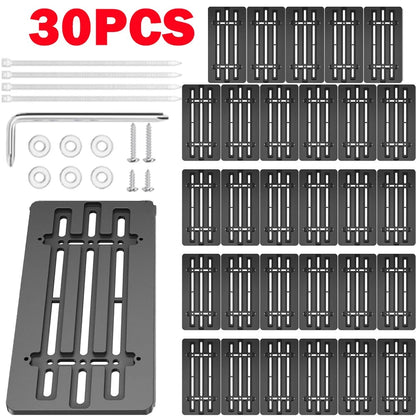 30X License Plate Tag Holder Mount Adapter Bracket for Auto Car Truck Van SUV