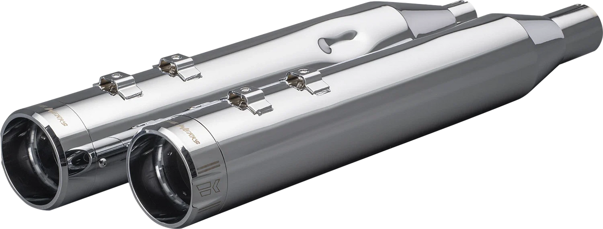 4-1/2" Slip-On Mufflers for Harley Davidson (2020-2025) - Chrome Tip 202925