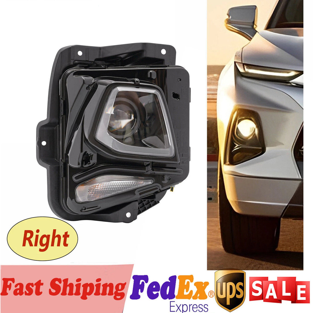 RH Headlight for Chevy Blazer (2019–2021) HID/Xenon Passenger Right Side