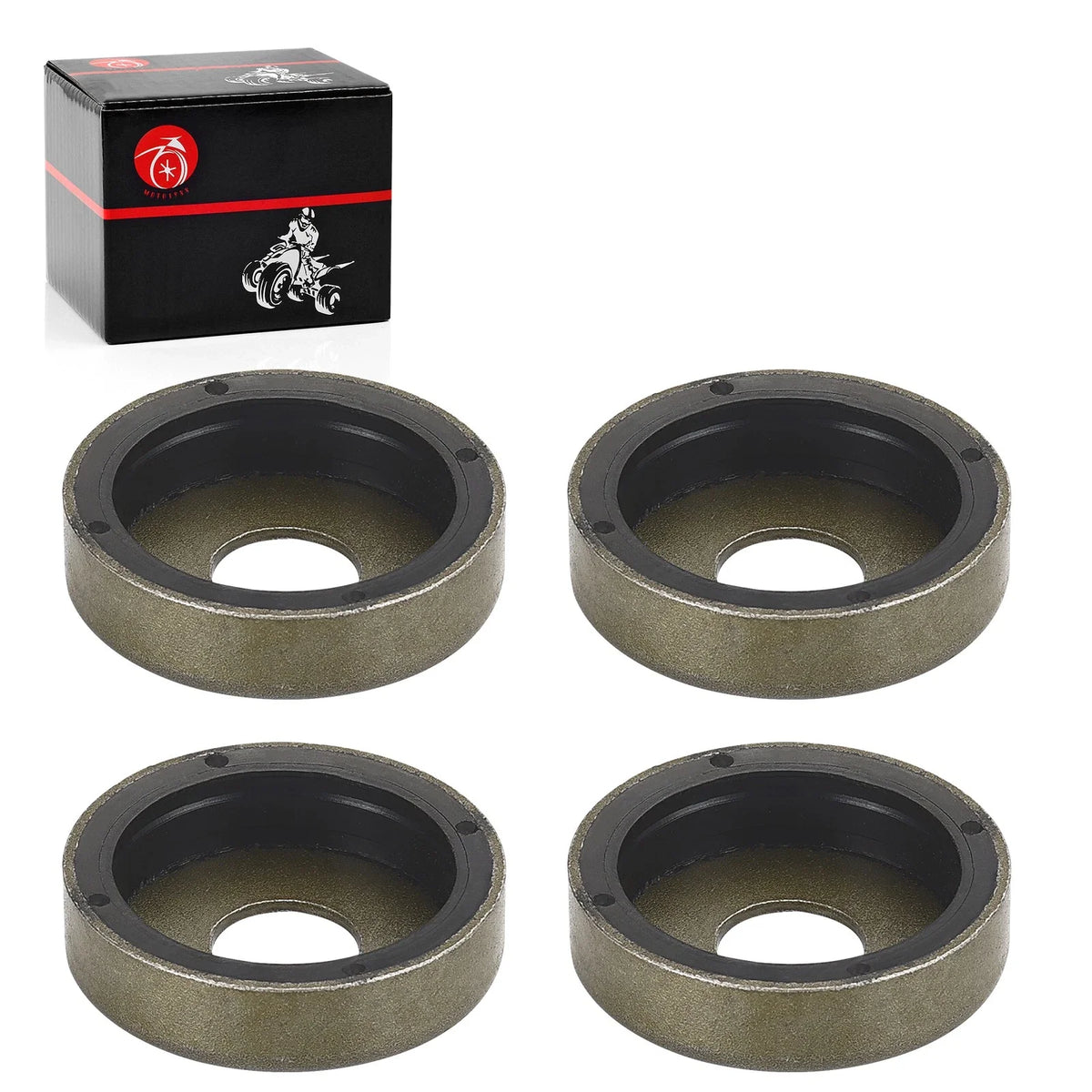 Set of 4 Front A-Arm Bushing Rubber Cap 0451762 for Polaris Phoenix 200 (2005–2021)