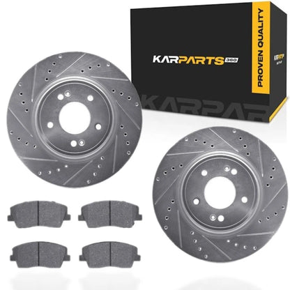 Rotor Set with Brake Pads for Genesis G70 (2019–2023) ALX-PAU-DF-7512-21049-CLA2