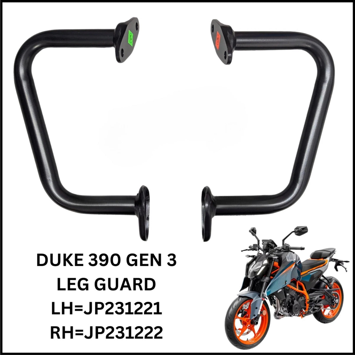 Crash Guard Leg Guard for KTM Duke 390 (2024)