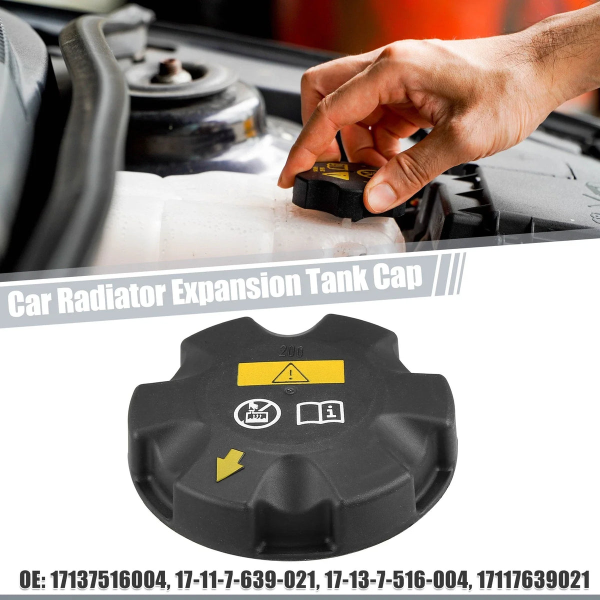 Radiator Coolant Reservoir Expansion Tank Cap for BMW E60 F10 X5
