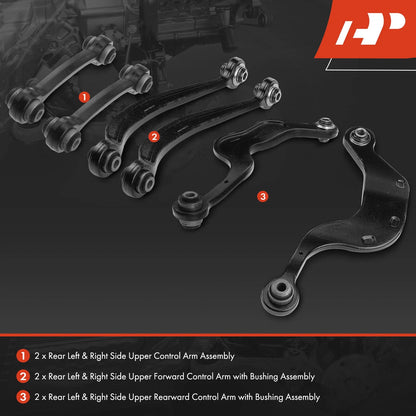 6X Rear Control Arm for Buick Enclave, Chevrolet Traverse, GMC Acadia (2008–2017)