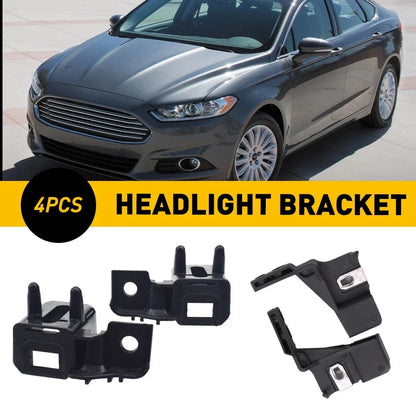 Headlight Mounting Brackets Kit LH & RH for Ford Fusion Lincoln MKZ (2013–2016)