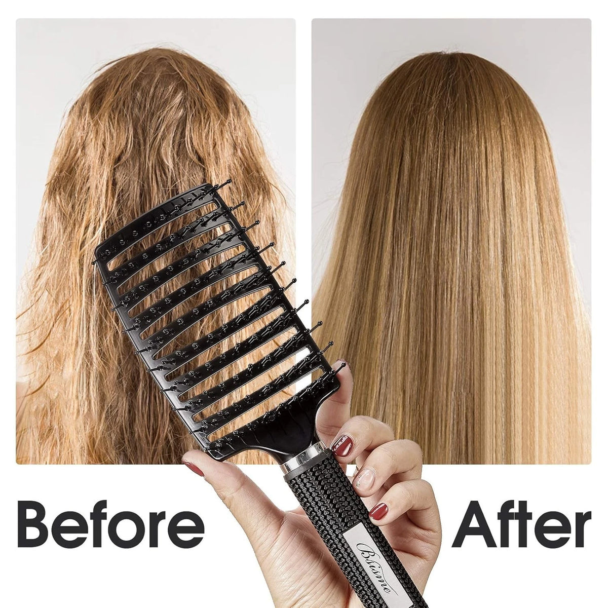 Professional Curved Vented Hair Brush for Faster Blow Drying