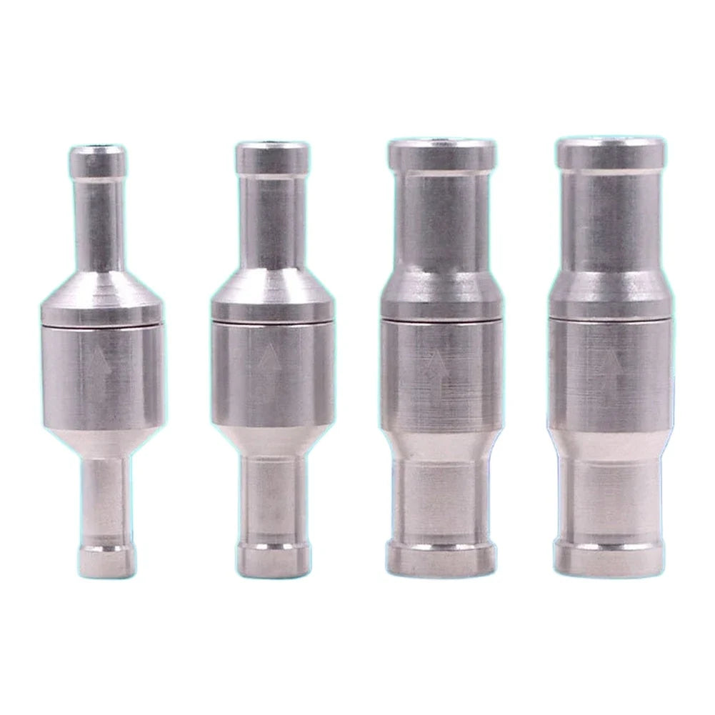 Aluminum Fuel Check Valve for Fuel Systems (6mm, 8mm, 10mm, 12mm)