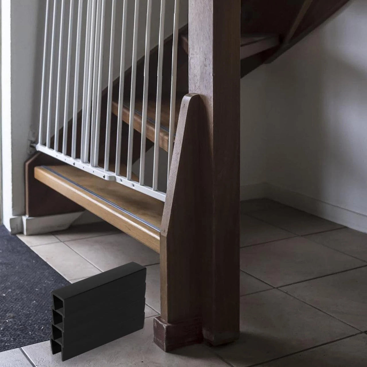 4X U-Shaped Fence Reinforcement Grooves for Stair Gate