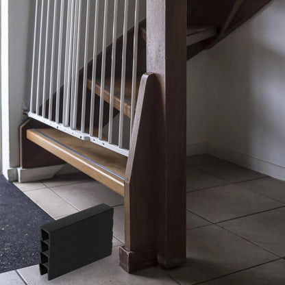 4X U-Shaped Fence Reinforcement Grooves for Stair Gate