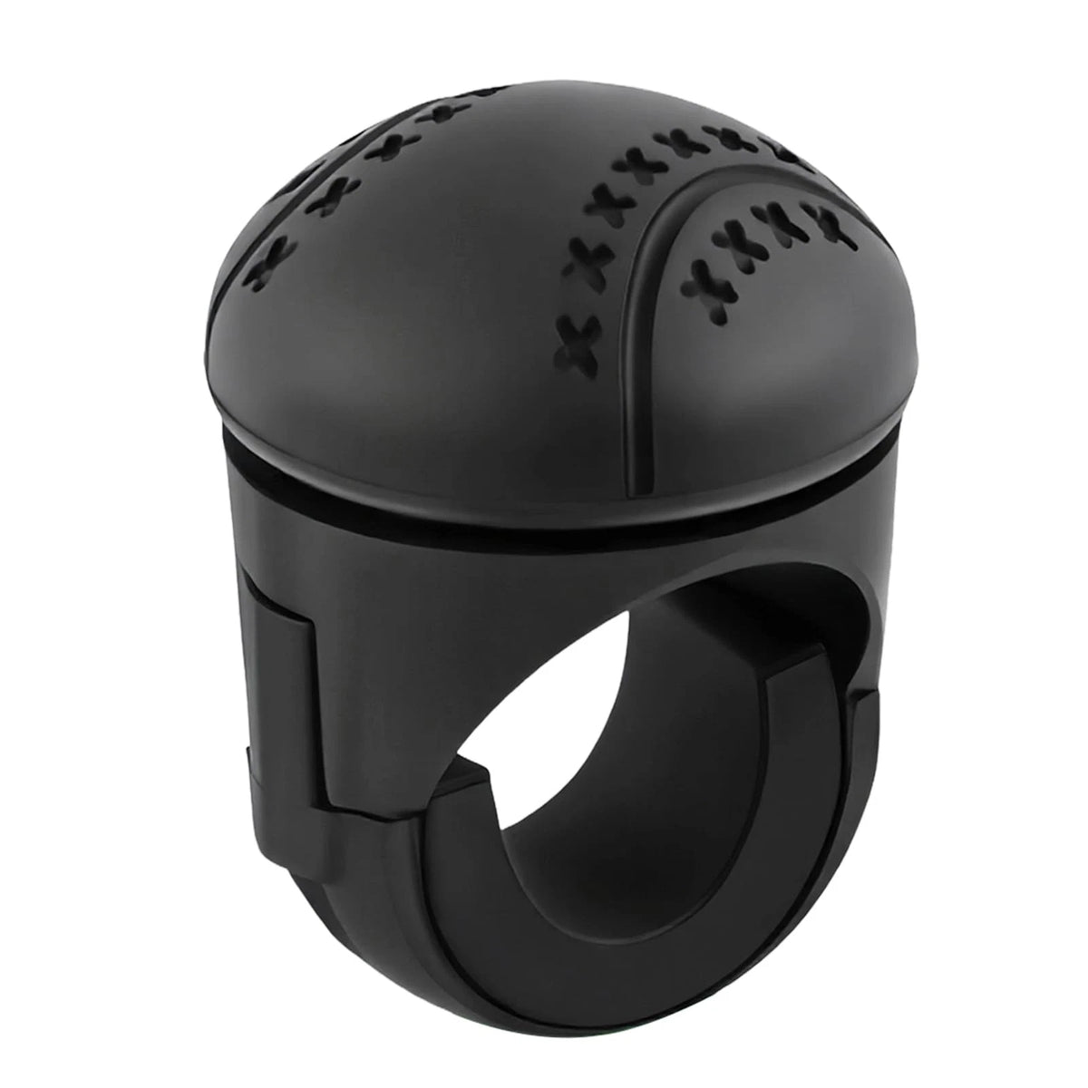 Steering Wheel Knob for Boat - Silicone Anti-Slip Black