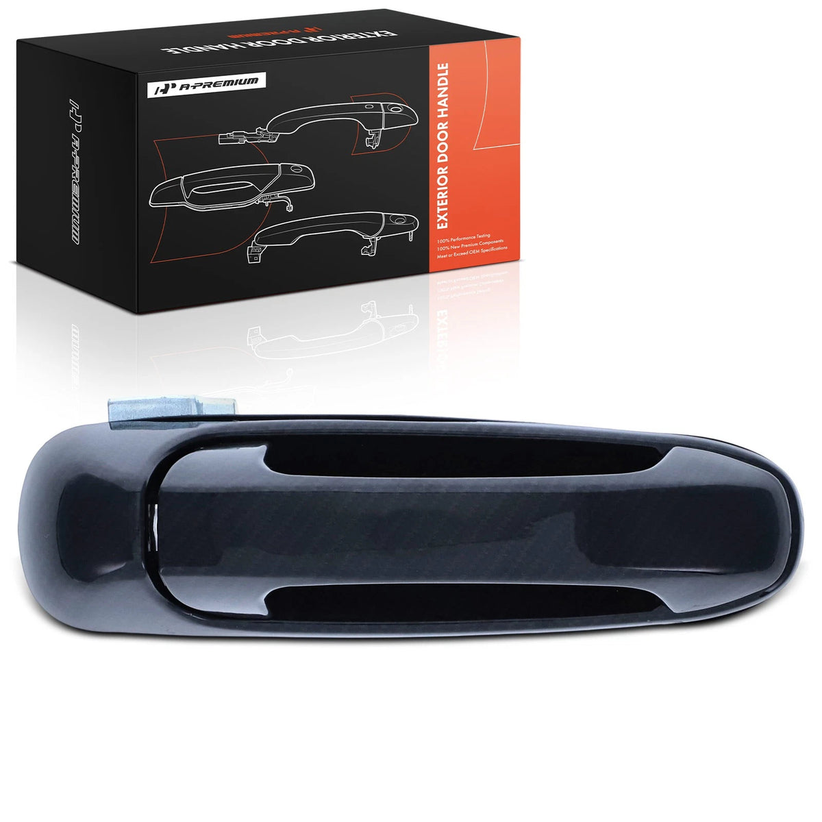 Rear Right Exterior Door Handle for Dodge Ram 1500 2500 3500 (55275684AB, 80169)