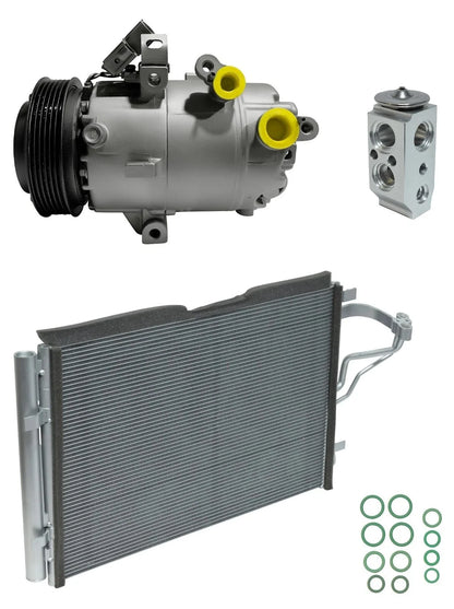 AC Compressor Kit With Condenser for Kia Forte 1.8L (2017–2019)