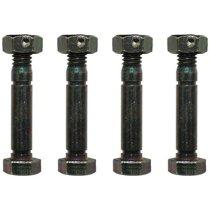 Set of 4 Shear Pins with Nuts for Ariens (Fits 510015)