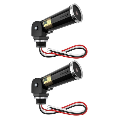 Weatherproof Photocell Sensor for Outdoor Dusk to Dawn Light Switch 120V