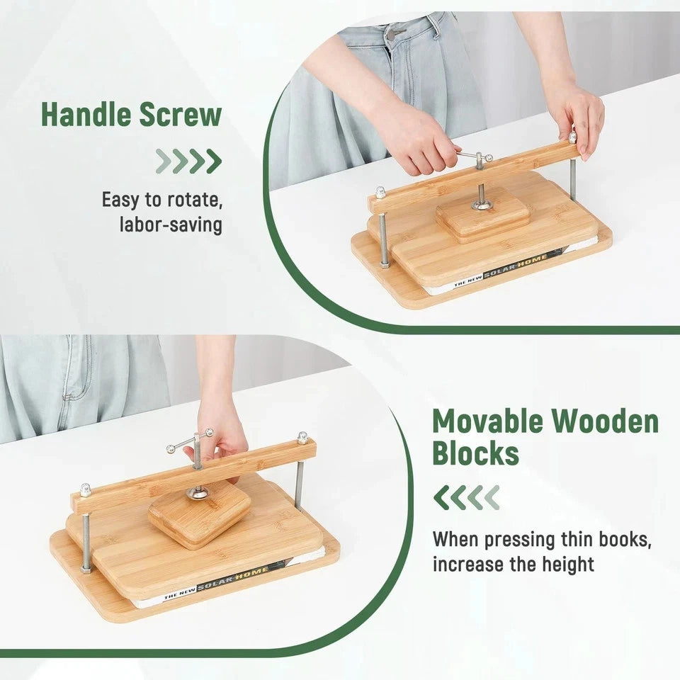 Book Press for Bamboo Binding (11 x 7.9 in)