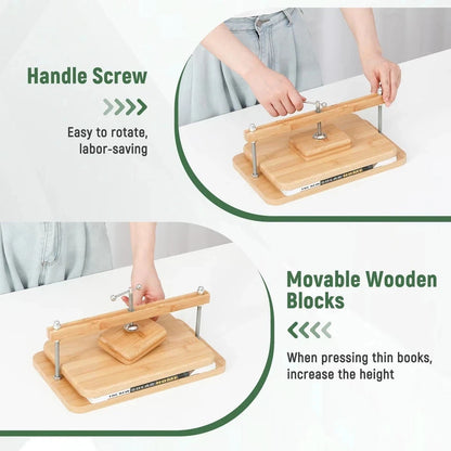 Book Press for Bamboo Binding (11 x 7.9 in)