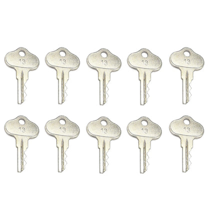 10X Ignition Keys for Cub Cadet 108 John Deere EZ-Trak Z225 (103234401, 131313C1)