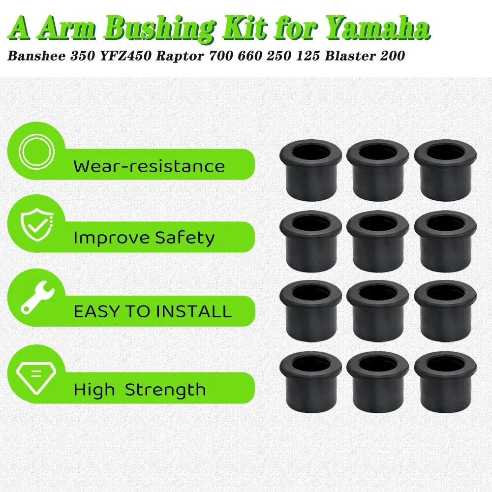 12 A Arm Bushings for Yamaha YFZ350 Banshee 350 (1987–2006) 90381-15088-00
