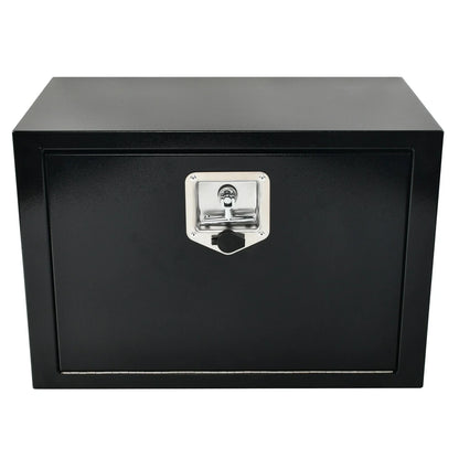 Underbody Tool Box for Pickup Truck (24''×14''×16'', Black Steel)