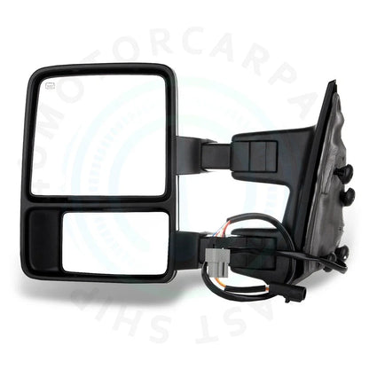 2X LED Signal Heated Tow Mirrors for Ford F250-F550 Super Duty (1999–2007)