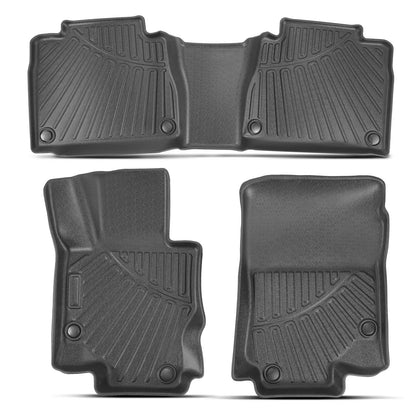 Set of 2 Floor Mats Liner for Mercedes Benz GLE (2020–2025) Rubber TPE