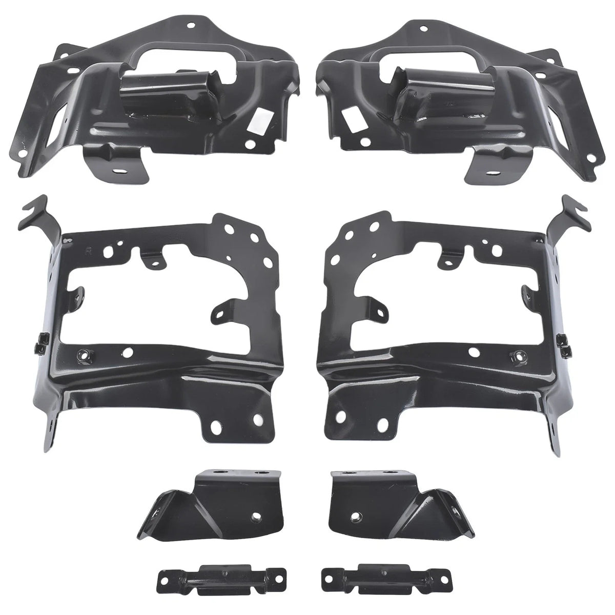 Set of 8 Front Bumper Support Brackets for Chevy Silverado 1500 (2014–2015)