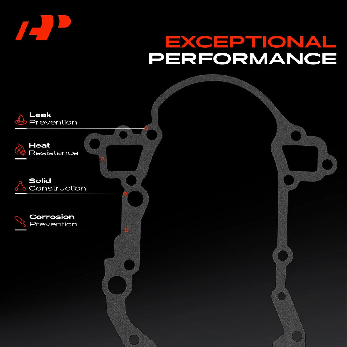 Engine Timing Cover Gasket Set for Buick Regal (1990–1995) TCS45974