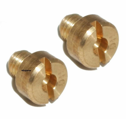 2X Carburetor Main Jet Brass Solex 4.5mm for Ambassador Fiat Jeep
