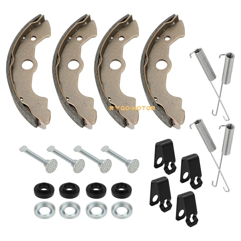 Front Brake Shoes & Pins Set for Honda Rancher 350 TRX350FE/FM/TE/TM (2000–2006)