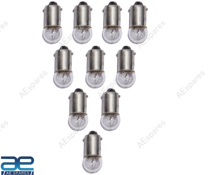 10X Parking Speedometer Turn Light Bulbs 12V-3W Ba9s/8.8mm