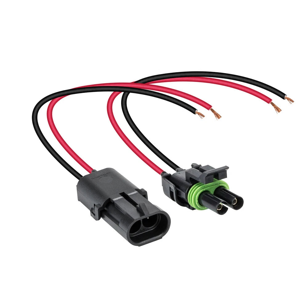 20 Pairs 2-Wire Weather Pack Connector Kit with 10" 16 AWG Wires