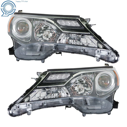 Pair of Halogen Headlights for Toyota RAV4 (2013–2015) Left+Right Side